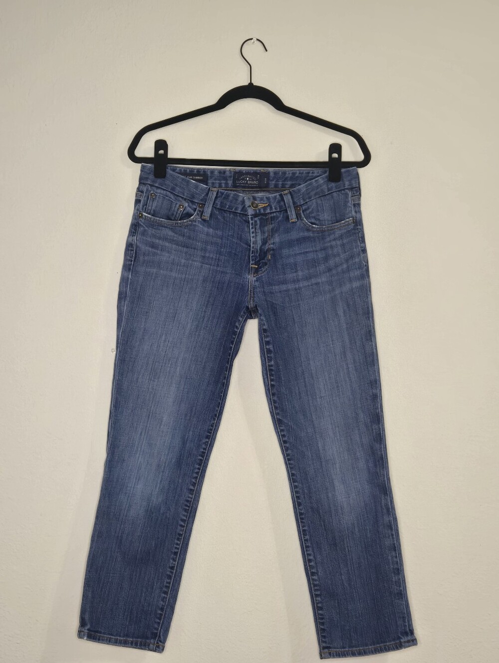 Lucky Brand Sweet Jean Shimmer- Cropped Jeans